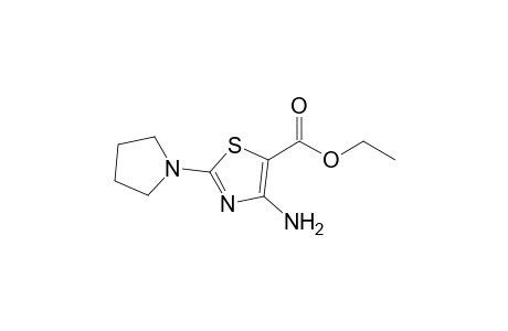 Ethyl 4-amino-2-(1-pyrrolidinyl)-1,3-thiazole-5-carboxylate