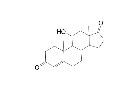 Androst-4-ene-3,17-dione, 11-hydroxy-, (11.beta.)-