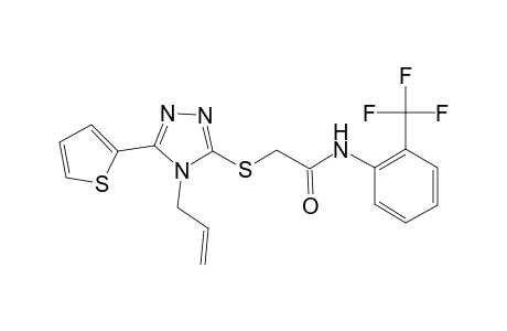 acetamide, 2-[[4-(2-propenyl)-5-(2-thienyl)-4H-1,2,4-triazol-3-yl]thio]-N-[2-(trifluoromethyl)phenyl]-