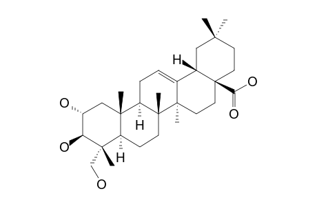 ARJUNOLIC-ACID;2-ALPHA,3-BETA,23-TRIHYDROXY-OLEAN-12-EN-28-OIC-ACID