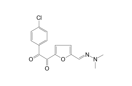 2-Furancarboxaldehyde, 5-[2-(4-chlorophenyl)-1,2-dioxoethyl]-, dimethylhydrazone