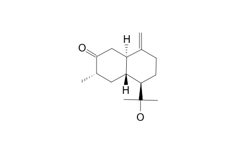 (4S)-12-HYDROXYCADIN-10(15)-EN-3-ONE