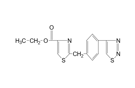 2-[p-(1,2,3-thiadiazol-4-yl)benzyl]-4-thiazolecarboxylic acid, ethyl ester