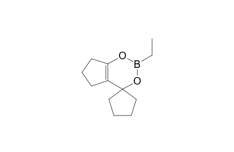 Spiro[cyclopenta[d]-1,3,2-dioxaborin-4(5H),1'-cyclopentane], 2-ethyl-6,7-dihydro-