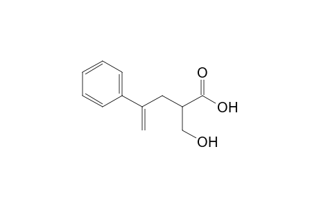 2-(Hydroxymethyl)-4-phenylpent-4-enoic acid