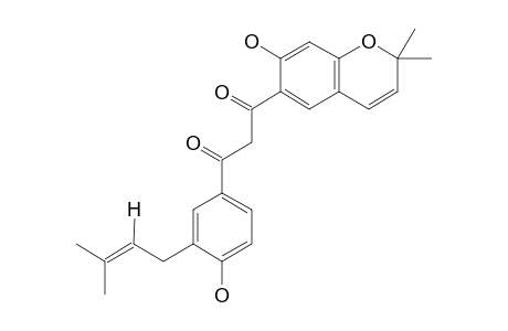 GLYCYRDIONE-C;DIKETONIC-TAUTOMER