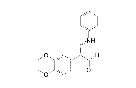 beta-anilino-3,4-dimethoxyatropaldehyde