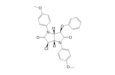 (1R*,4S*,5R*,8S*)-2,6-DI-PARA-ANISYL-8-CHLORO-4-PHENOXY-2,6-DIAZABICYCLO-[3.3.0]-OCTANE-3,7-DIONE