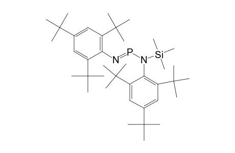 (2',4',6'-TRIS-TERT.-BUTYL-PHENYL)-TRIMETHYLSILYLAMINO-N-[2,4,6-TRIS-(TERT.-BUTYL)-PHENYL]-IMINOPHOSPHINE