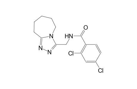 2,4-dichloro-N-(6,7,8,9-tetrahydro-5H-[1,2,4]triazolo[4,3-a]azepin-3-ylmethyl)benzamide