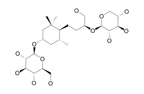 SEDUMOSIDE-A6;SARMENTOL-A-3-O-BETA-D-GLUCOPYRANOSYL-9-O-BETA-D-XYLOPYRANOSIDE