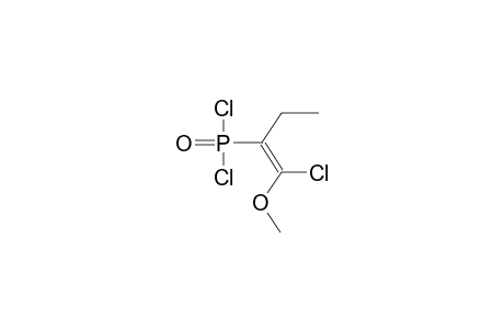 (E)-1-ETHYL-2-CHLORO-2-METHOXYVINYLDICHLOROPHOSPHONATE