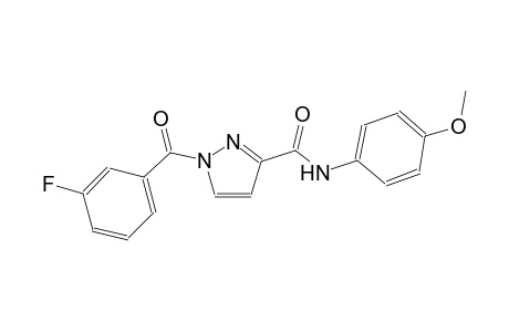 1-(3-fluorobenzoyl)-N-(4-methoxyphenyl)-1H-pyrazole-3-carboxamide