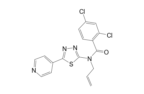 N-allyl-2,4-dichloro-N-(5-pyridin-4-yl-[1,3,4]thiadiazol-2-yl)-benzamide