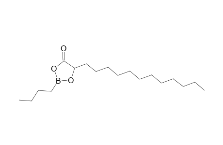 Tetradecanoic acid, 2-hydroxy-, monoanhydride with 1-butaneboronic acid, cyclic ester