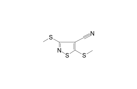 4-Isothiazolecarbonitrile, 3,5-bis(methylthio)-