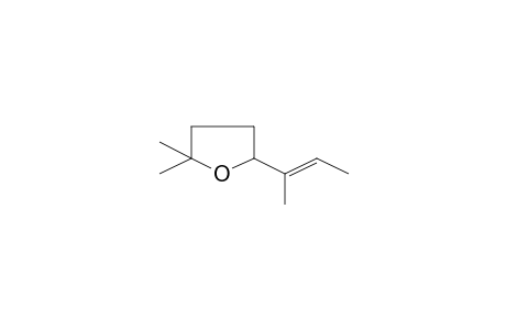 Furan, tetrahydro-2,2-dimethyl-5-(1-methyl-1-propenyl)-