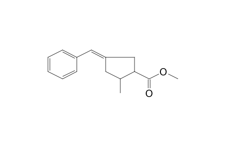 Methyl (4E)-4-benzylidene-2-methylcyclopentanecarboxylate