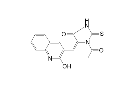 1-Acetyl-5-(2-hydroxy-quinolin-3-ylmethylene)-2-thioxo-imidazolidin-4-one