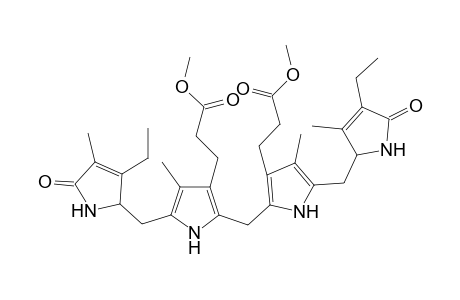 Dimethyl ester of urobilinogen - lower polarity component