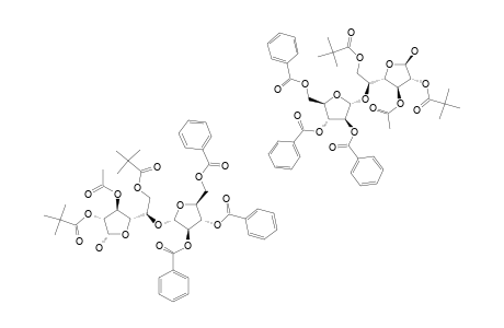 2,3,5-TRI-O-BENZOYL-ALPHA-D-ARABINOFURANOSYL-(1->5)-3-O-ACETYL-2,6-DI-O-PIVALOYL-ALPHA/BETA-D-GALACTOFURANOSIDE