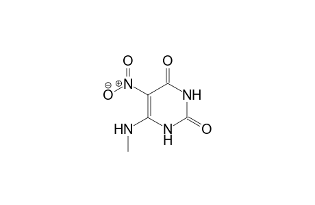 2,4-Pyrimidinedione, 1,2,3,4-tetrahydro-6-(methylamino)-5-nitro-