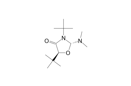 (2S,5S)-TRANS-3,5-DI-TERT.-BUTYL-2-(DIMETHYLAMINO)-1,3-OXAZOLIDIN-4-ONE