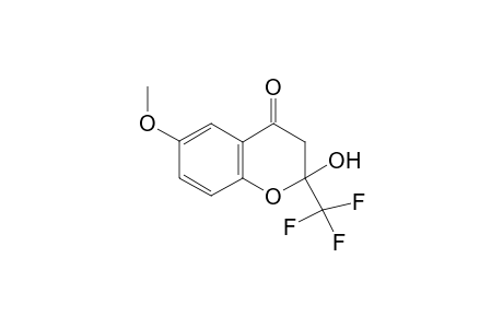 2-hydroxy-6-methoxy-2-(trifluoromethyl)-2,3-dihydro-4H-chromen-4-one