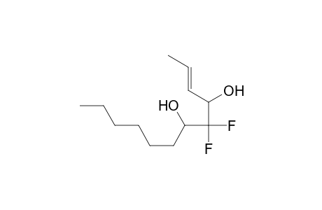 (E)-5,5-Difluoro-2-dodecene-4,6-diol