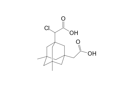 alpha-chloro-5,7-dimethyl-1,3-adamantanediacetic acid