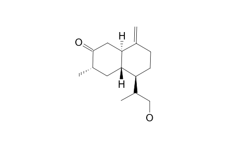 (4S)-13-HYDROXYCADIN-10(15)-EN-3-ONE