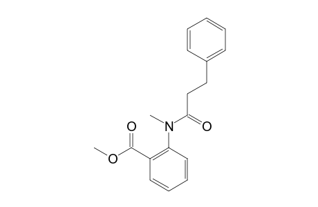 2-[METHYL-(3-PHENYLPROPIONYL)-AMINO]-BENZOIC-ACID-METHYLESTER