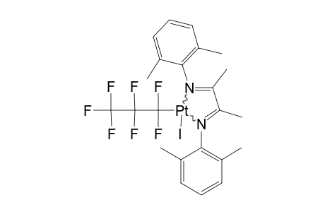 [1,2-BIS-(2,6-DIMETHYLPHENYLIMINO)-1,2-DIMETHYLETHANE]-(HEPTAFLUOROPROPYL)-IODOPLATINIUM-(II)