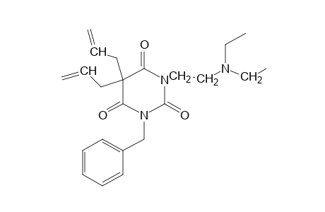 5,5-diallyl-1-benzyl-3-(diethylaminoethyl)barbituric acid