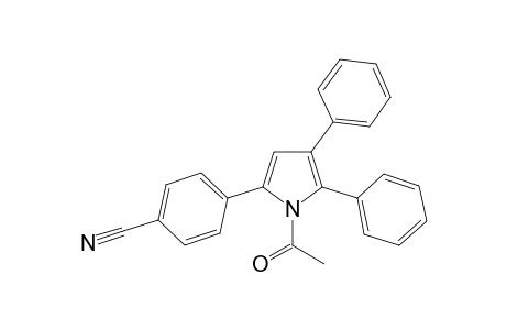 4-(1-Acetyl-4,5-diphenyl-1H-pyrrol-2-yl)benzonitrile