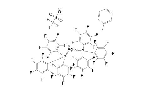 [BIS-[TRIS-(PENTAFLUOROPHENYL)-PHOSPHINE]-SILVER-TRIFLUOROMETHANSULFONATE]-TOLUENE