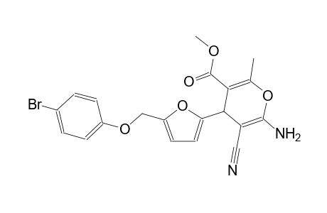 methyl 6-amino-4-{5-[(4-bromophenoxy)methyl]-2-furyl}-5-cyano-2-methyl-4H-pyran-3-carboxylate