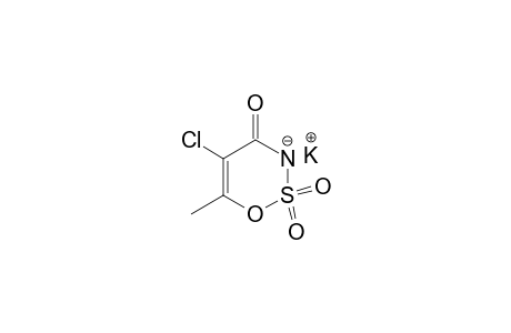 5-chloro-6-methyl-1,2,3-oxathiazin-4(3H)-one, potassium salt, 2,2-dioxide