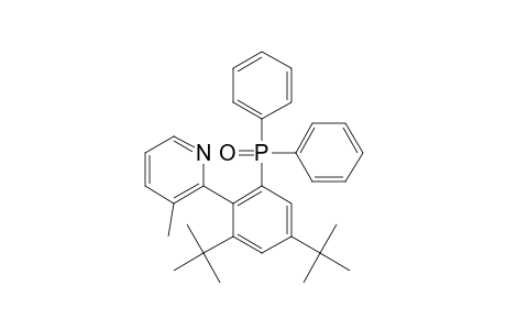 2-(2'-DIPHENYLPHOSPHINYL-4',6'-DI-TERT.-BUTYL-1'-PHENYL)-3-METHYLPYRIDINE