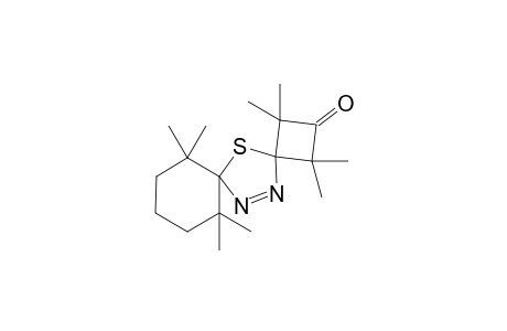 1,1,3,3,7,7,11,11-Octamethyl-5 -thia-12,13-diazadispiro[3.1.5.2]tridecane-2-one