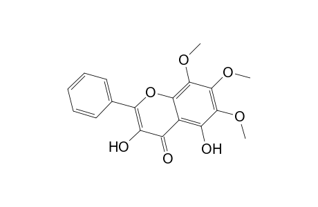 4H-1-Benzopyran-4-one, 3,5-dihydroxy-6,7,8-trimethoxy-2-phenyl-