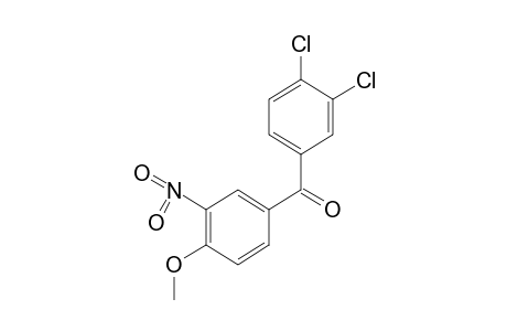 3,4-dichloro-4'-methoxy-3'-nitrobenzophenone