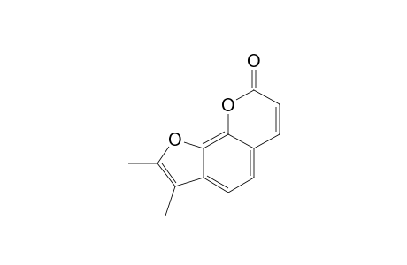 4',5'-DIMETHYL-PSEUDO-ISOPSORALEN-V;4',5'-DIMETHYL-8H-FURO-[3,2-H]-[1]-BENZOPYRAN-8-ONE