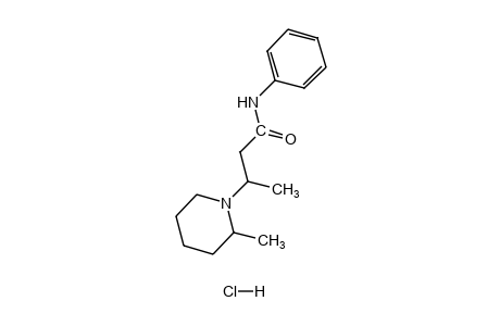 3-(2-methylpiperidino)butyranilide, monohydrochloride