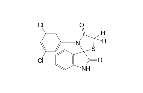 3'-(3,5-dichlorophenyl)spiro[indoline-3,2'-thiazolidine]-2,4'-dione