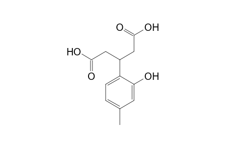 3-(2-hydroxy-p-tolyl)glutaric acid