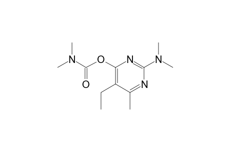 DIMETHYLCARBAMIC ACID, ESTER WITH 2-(DIMETHYLAMINO)-5-ETHYL-6-METHYL-4-PYRIMIDINOL