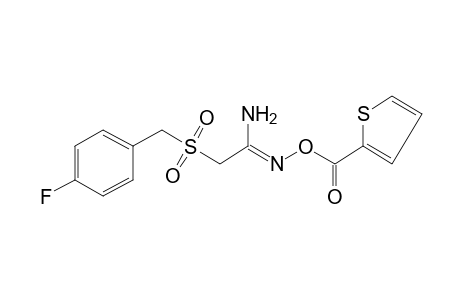 2-[(p-fluorobenzyl)sulfonyl]-O-(2-thenoyl)acetamidoxime