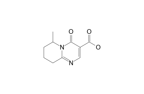 6-METHYL-4-OXO-6,7,8,9-TETRAHYDRO-4H-PYRIDO-[1,2-A]-PYRIMIDIN-3-CARBONSAEURE