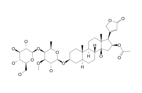 5-ALPHA-OLEANDRIGENIN_BETA-D-GLUCOSYL-(1->4)-BETA-D-DIGITALOSIDE